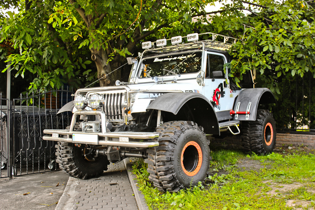 Jeep Wrangler jigsaw puzzle in Voitures et Motos puzzles on TheJigsawPuzzles.com
