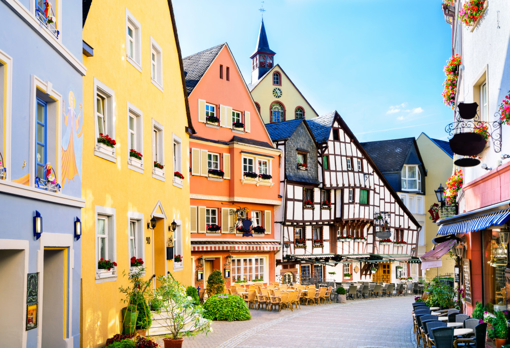 Bernkastel-Kues, Allemagne jigsaw puzzle in Puzzle du jour puzzles on TheJigsawPuzzles.com