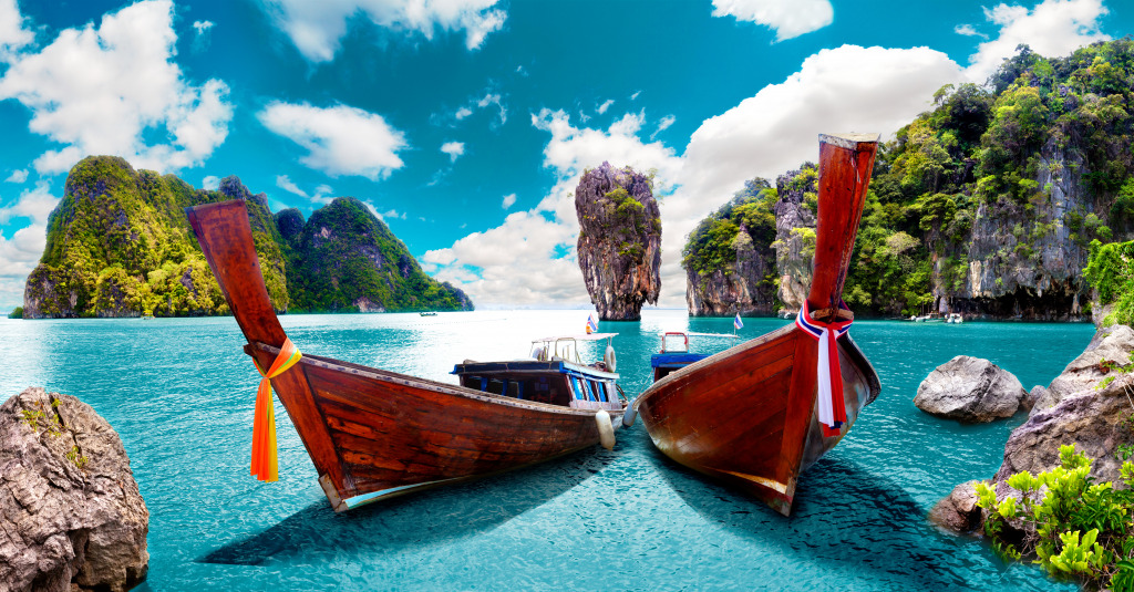 Phuket Seascape, Thailand jigsaw puzzle in Puzzle of the Day puzzles on TheJigsawPuzzles.com