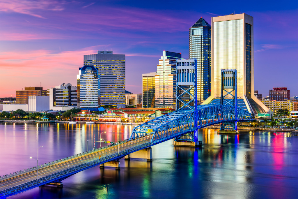 Jacksonville, Floride jigsaw puzzle in Ponts puzzles on TheJigsawPuzzles.com