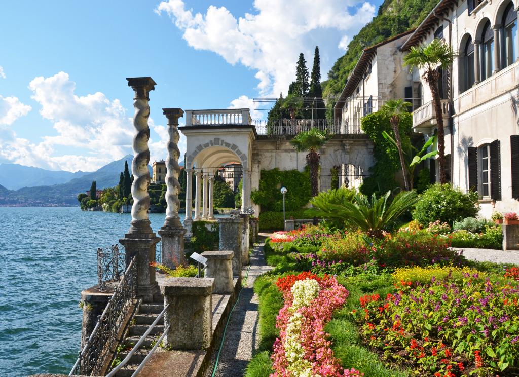 Villa Monastero, Lago Como, Itália jigsaw puzzle in Quebra-Cabeça do Dia puzzles on TheJigsawPuzzles.com