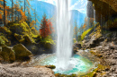 Pericnik Waterfall, Slovenian Alps