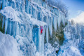 Climbing a Frozen Waterfall