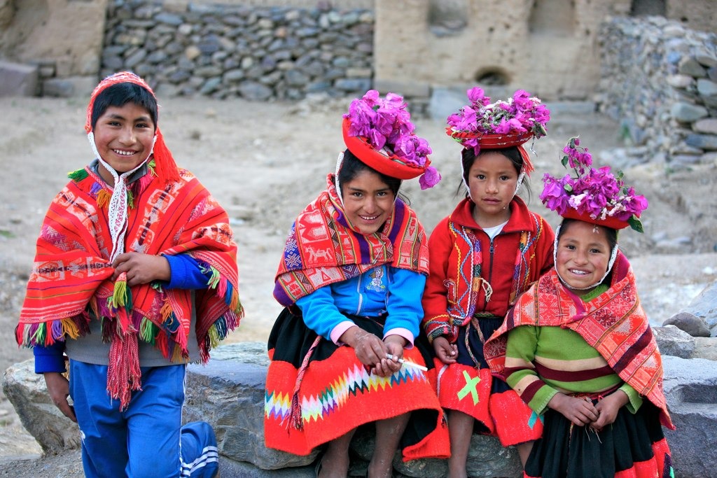 Faces of Peru jigsaw puzzle in People puzzles on TheJigsawPuzzles.com