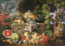 Still Life of Fruits and FLowers
