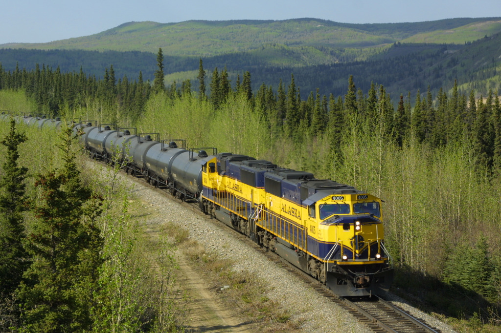 Alaska Railroad 4005 jigsaw puzzle in Michael Bunner puzzles on TheJigsawPuzzles.com