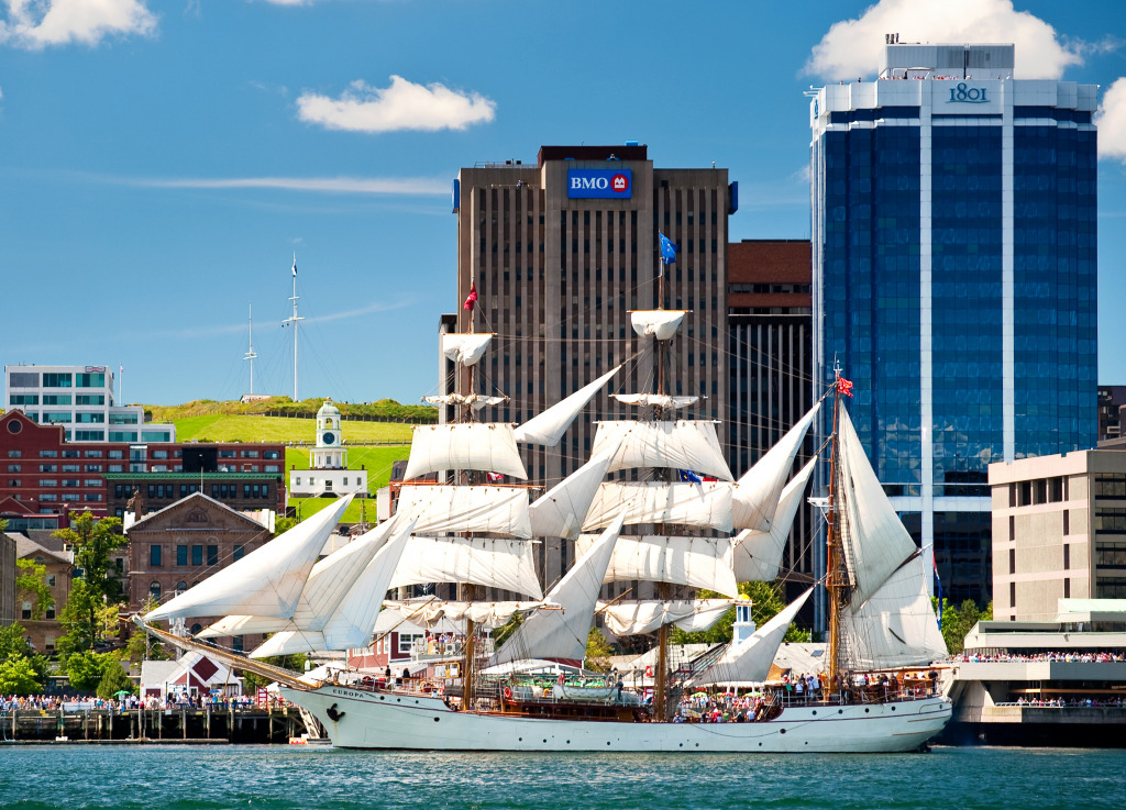 Tall Ships Nova Scotia Festival jigsaw puzzle in Puzzle of the Day puzzles on TheJigsawPuzzles.com