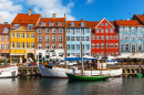Nyhavn Waterfront, Copehnagen, Denmark