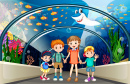 Children Visiting the Aquarium