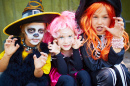 Girls in Halloween Costumes