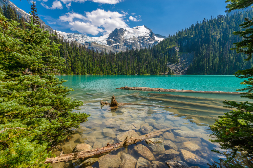 Lago Upper Joffre, Canadá jigsaw puzzle in Lugares Maravilhosos puzzles on TheJigsawPuzzles.com