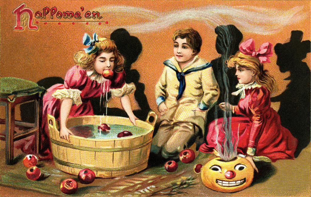 Vintage Halloween Postcard jigsaw puzzle in Halloween puzzles on TheJigsawPuzzles.com