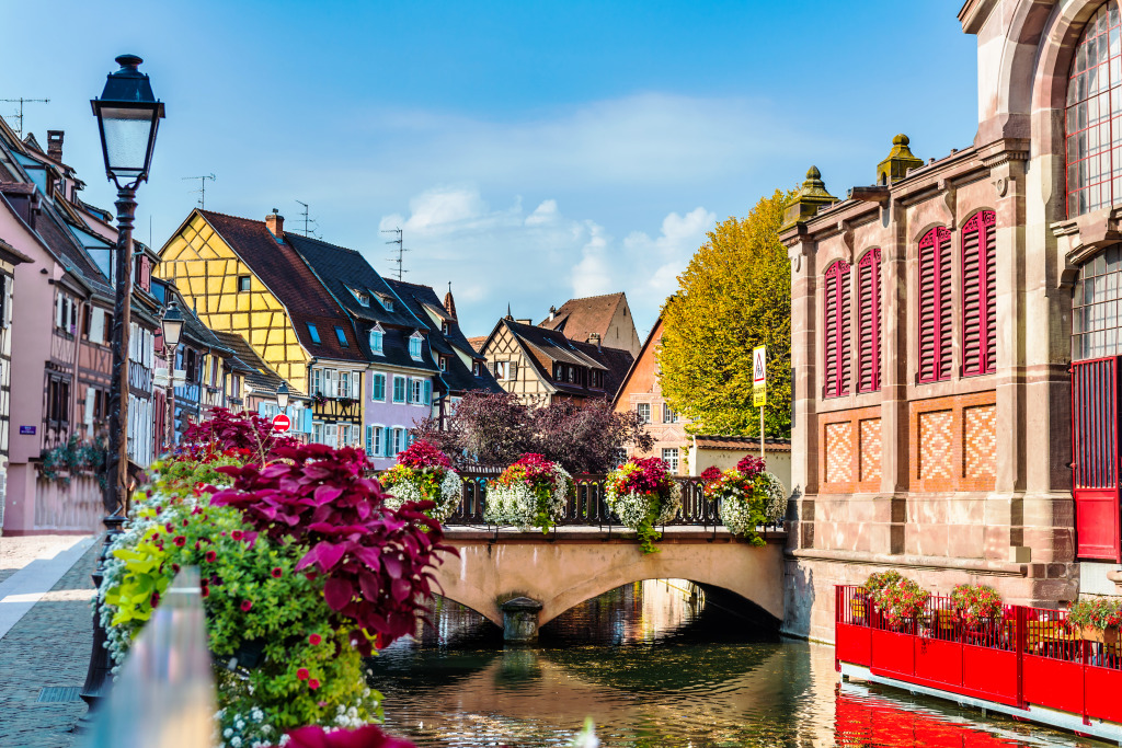 Petite Venise, Colmar, France jigsaw puzzle in Puzzle of the Day puzzles on TheJigsawPuzzles.com