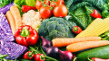 Raw Organic Vegetables and Fruits