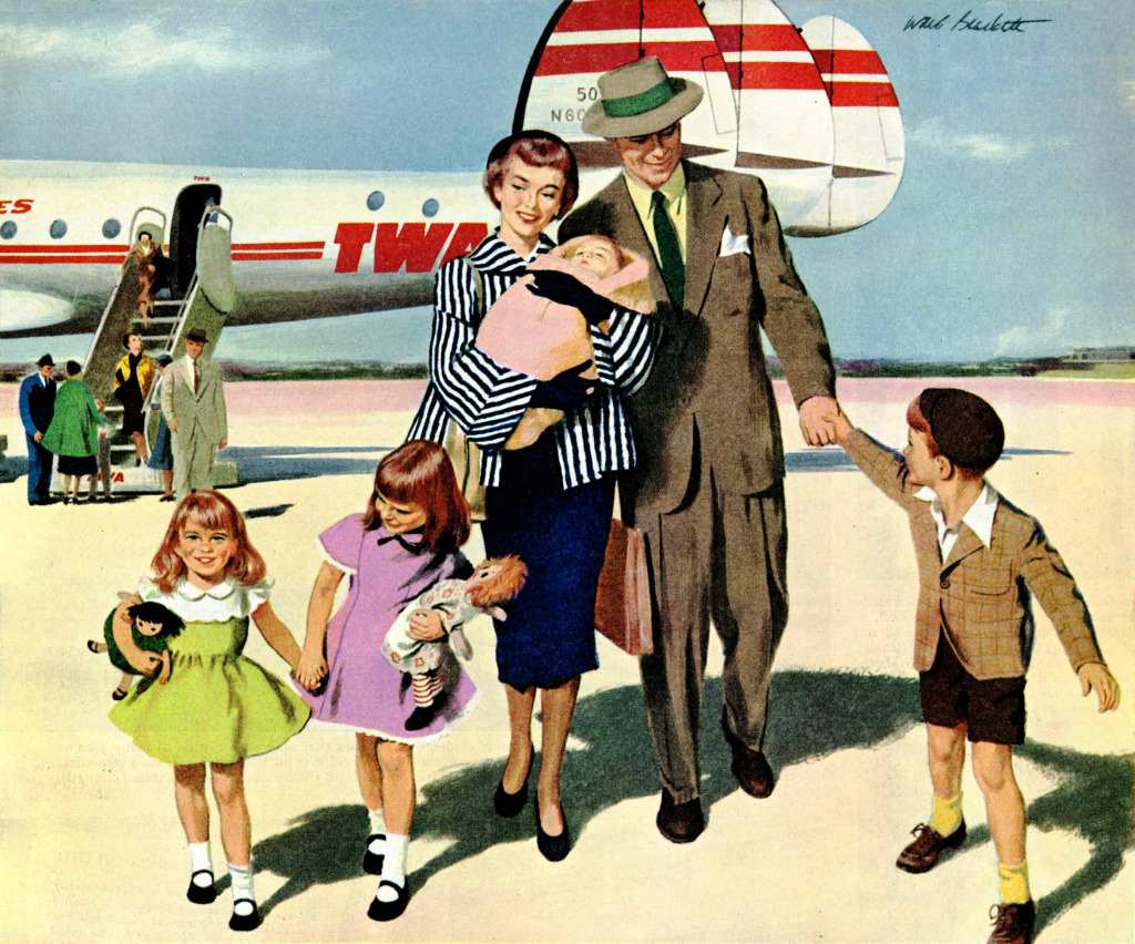 Trans World Airlines Ad jigsaw puzzle in Aviation puzzles on TheJigsawPuzzles.com