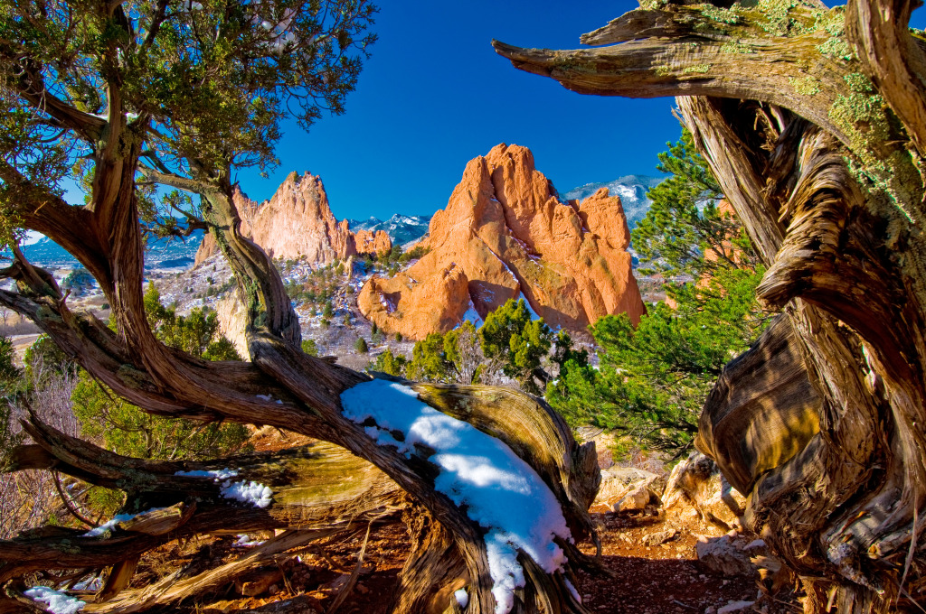 South Gateway Rock Formation, Colorado Springs jigsaw puzzle in Great Sightings puzzles on TheJigsawPuzzles.com
