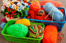Multicolored Knitting Yarn