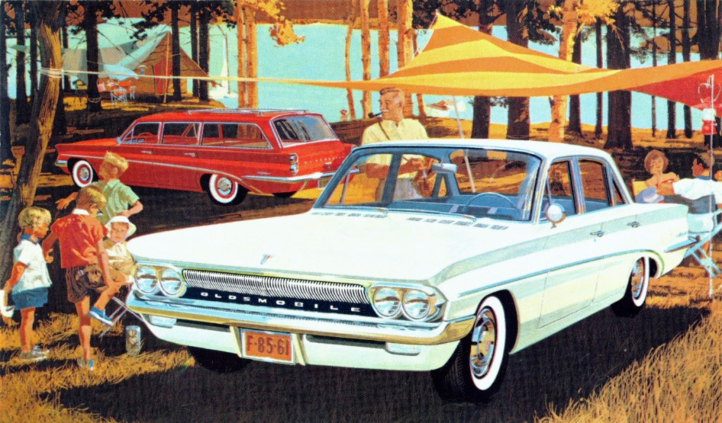 Oldsmobile F-85 Sedan Deluxe Ano 1961 jigsaw puzzle in Carros & Motos puzzles on TheJigsawPuzzles.com