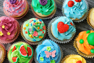 Colorful Cupcakes jigsaw puzzle in Puzzle of the Day puzzles on ...