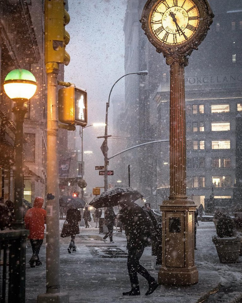 NYC 1st Snow 2018 jigsaw puzzle in William Mann puzzles on TheJigsawPuzzles.com