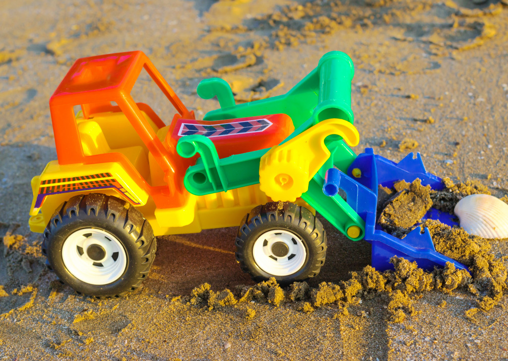 Plastic Toy Truck jigsaw puzzle in Macro puzzles on TheJigsawPuzzles.com