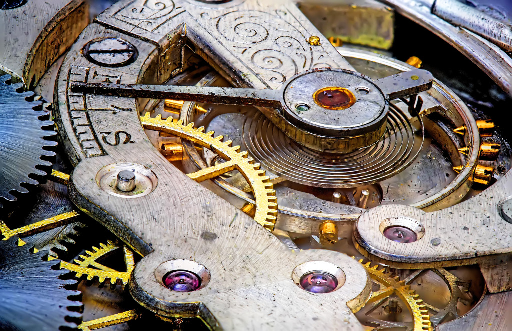 Vintage Watch jigsaw puzzle in Macro puzzles on TheJigsawPuzzles.com