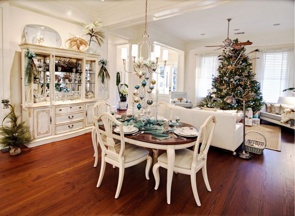 Apartment Decorated For Christmas jigsaw puzzle in Food & Bakery puzzles on TheJigsawPuzzles.com
