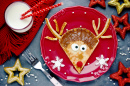Reindeer Pancakes, Christmas Breakfast