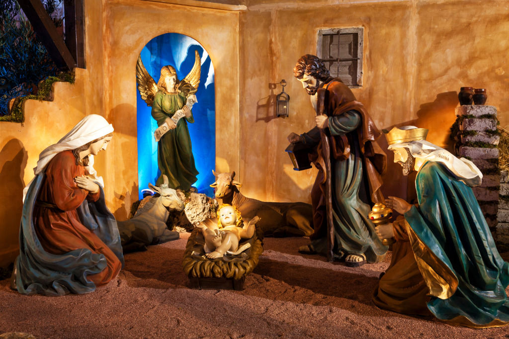 Nativity Scene in Valladolid, Spain jigsaw puzzle in Christmas & New Year puzzles on TheJigsawPuzzles.com