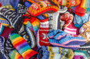 Knitted Socks and Mittens, Nepal