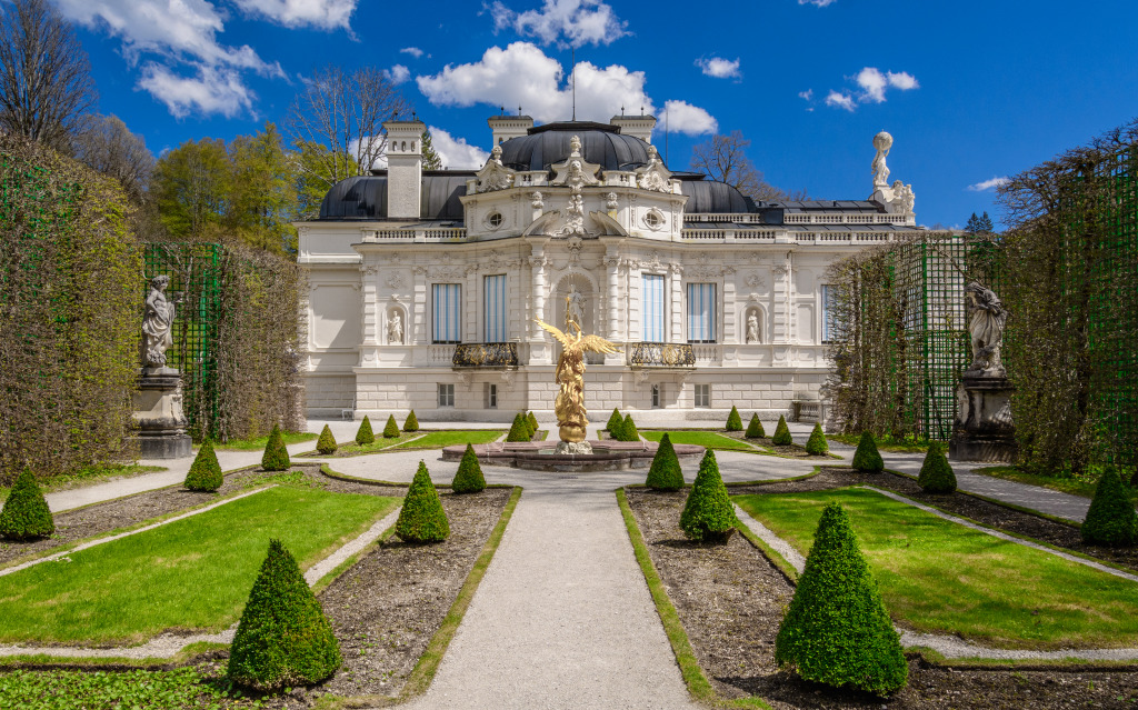 Linderhof Palace, Ettal, Germany jigsaw puzzle in Castles puzzles on TheJigsawPuzzles.com