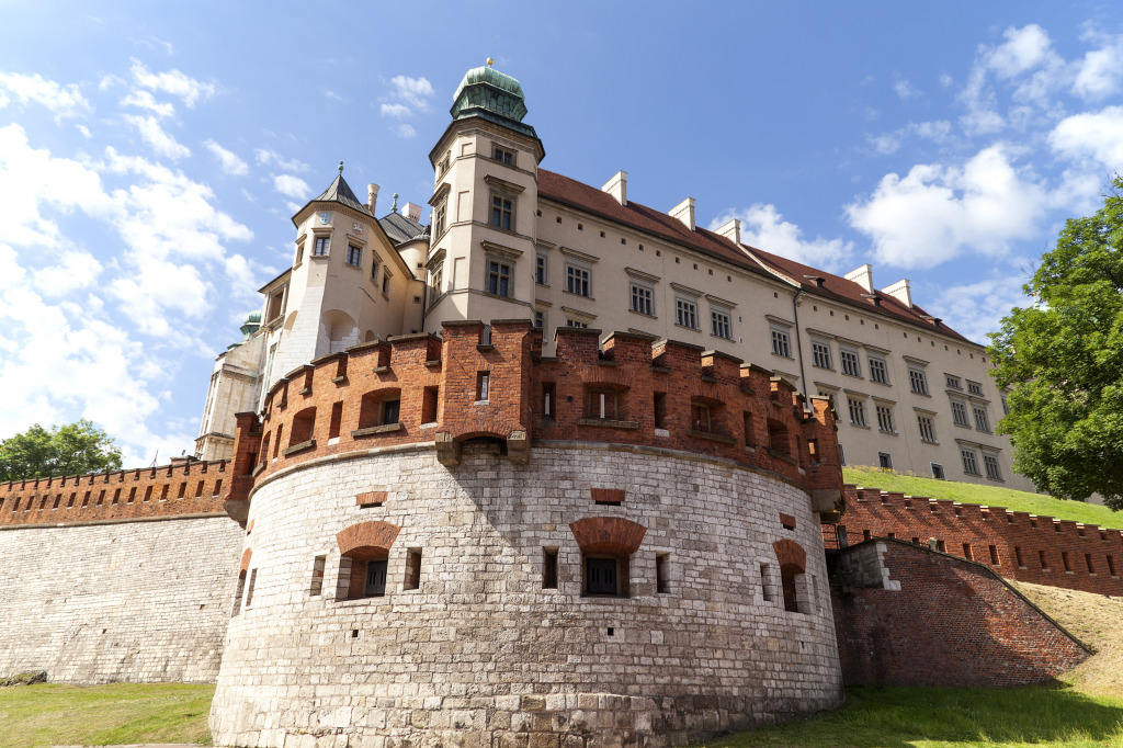 Castelo Real de Wawel, Cracóvia, Polônia jigsaw puzzle in Castelos puzzles on TheJigsawPuzzles.com