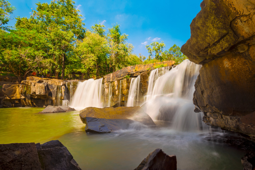 Tat Ton Wasserfall, Chaiyapoom, Thailand jigsaw puzzle in Wasserfälle puzzles on TheJigsawPuzzles.com