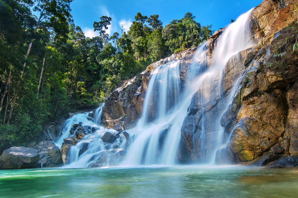 Wasserfall Sungai Pandan, Malaysia jigsaw puzzle in Wasserfälle puzzles on TheJigsawPuzzles.com