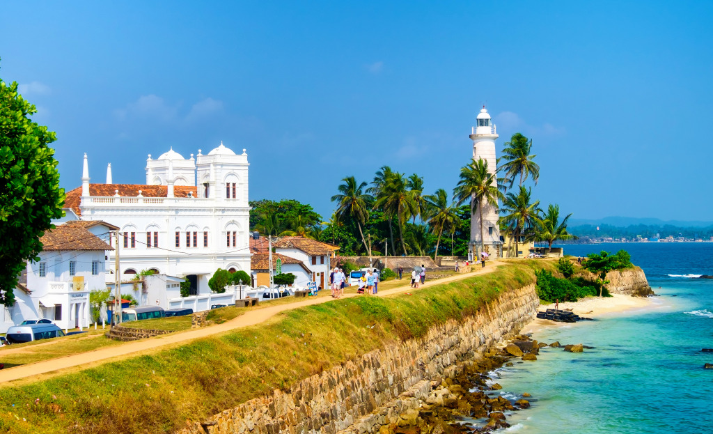 Galle Lighthouse, Sri Lanka jigsaw puzzle in Great Sightings puzzles on TheJigsawPuzzles.com