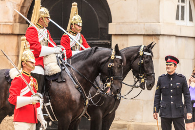 Royal Guards at the Admiralty House, London jigsaw puzzle in People ...