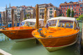 Boats at the Pier in Venice