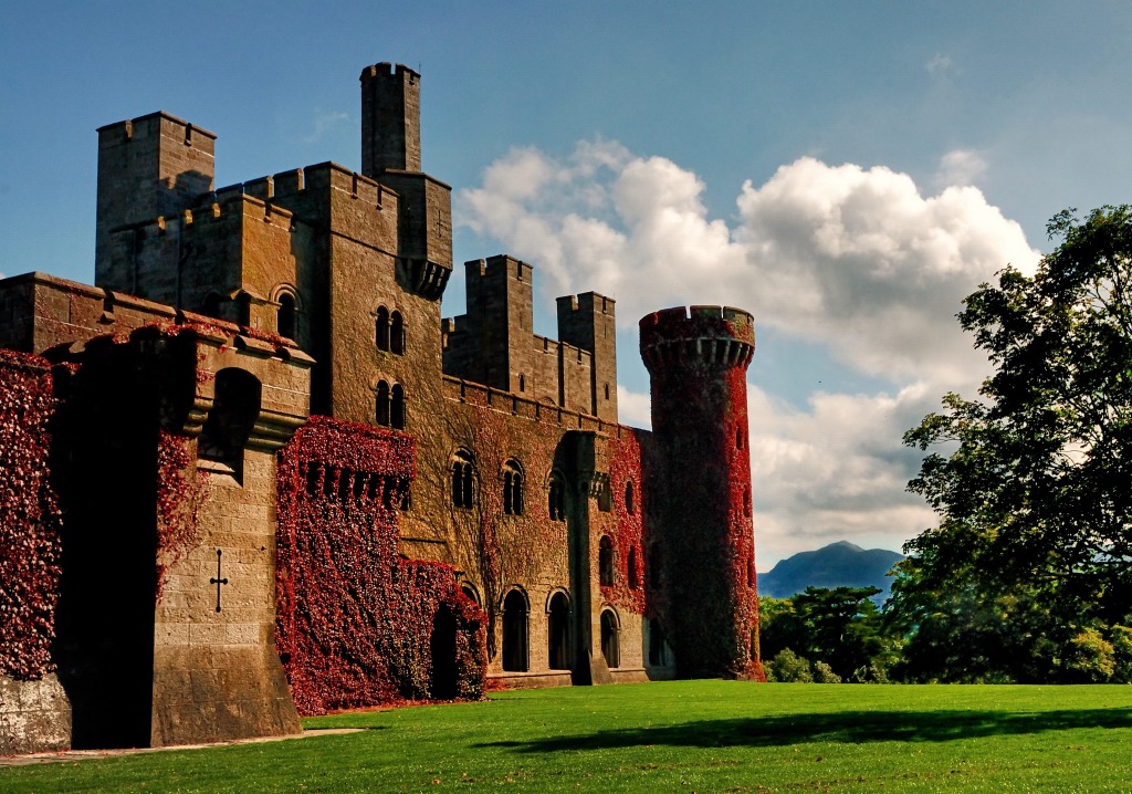 Penrhyn Castle, North Wales jigsaw puzzle in Châteaux puzzles on TheJigsawPuzzles.com