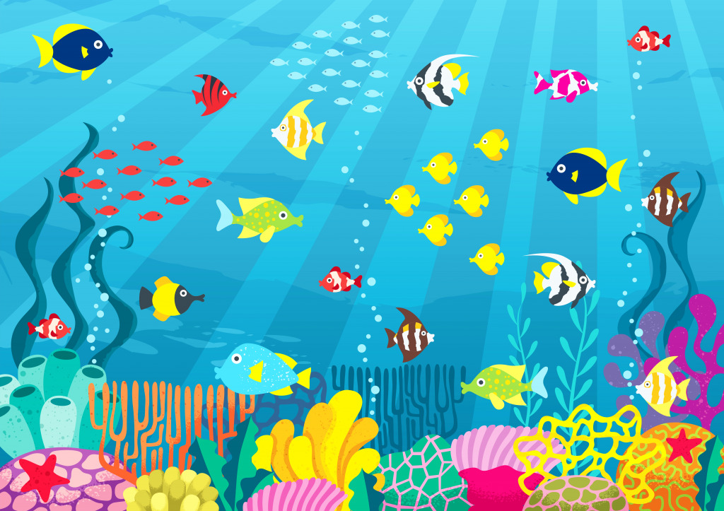 Underwater World jigsaw puzzle in Sous les mers puzzles on TheJigsawPuzzles.com