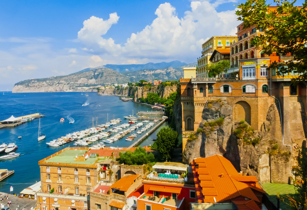 Coast in Sorrento, Italy jigsaw puzzle in Great Sightings puzzles on TheJigsawPuzzles.com