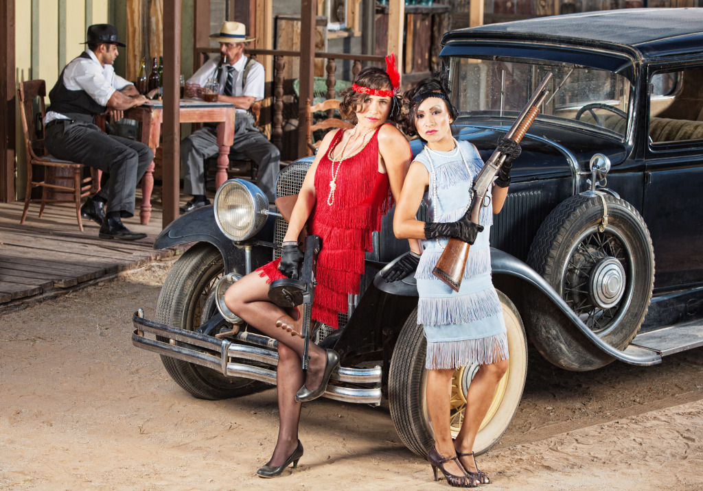 1920s Gangster Scene jigsaw puzzle in People puzzles on TheJigsawPuzzles.com