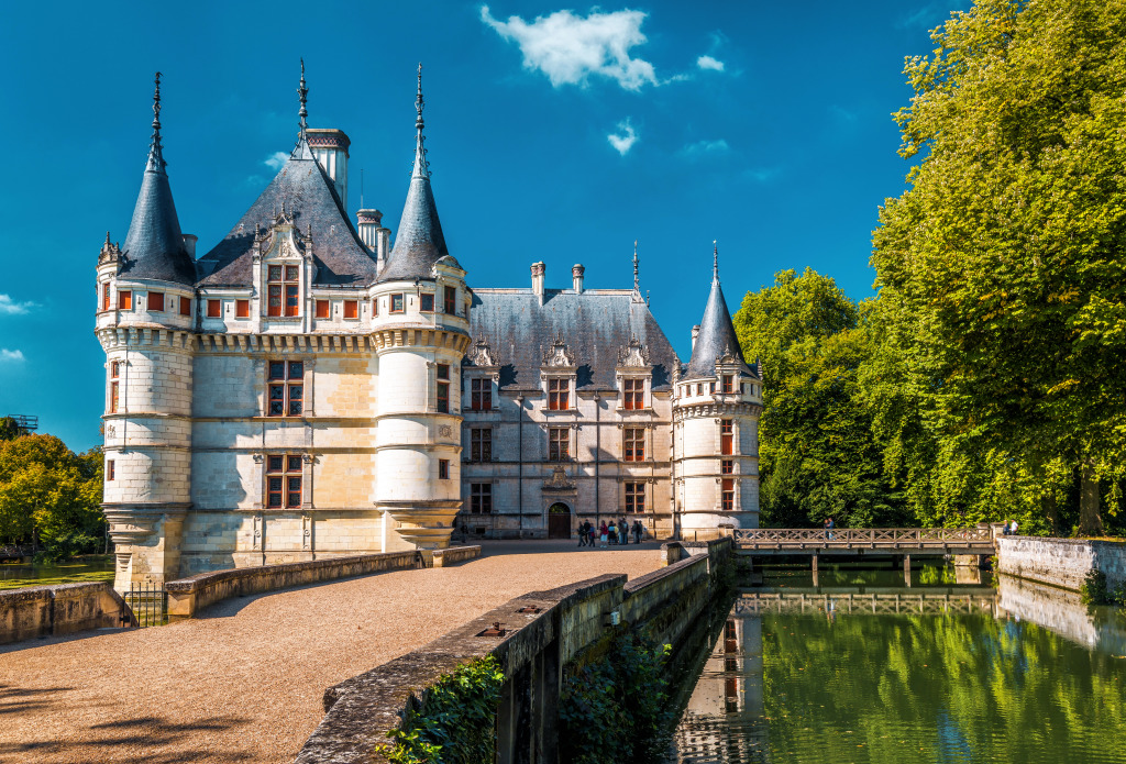 Chateau d'Azay-Le-Rideau, France jigsaw puzzle in Castles puzzles on TheJigsawPuzzles.com