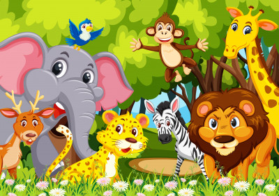 Animals in the Jungle jigsaw puzzle in Animals puzzles on ...