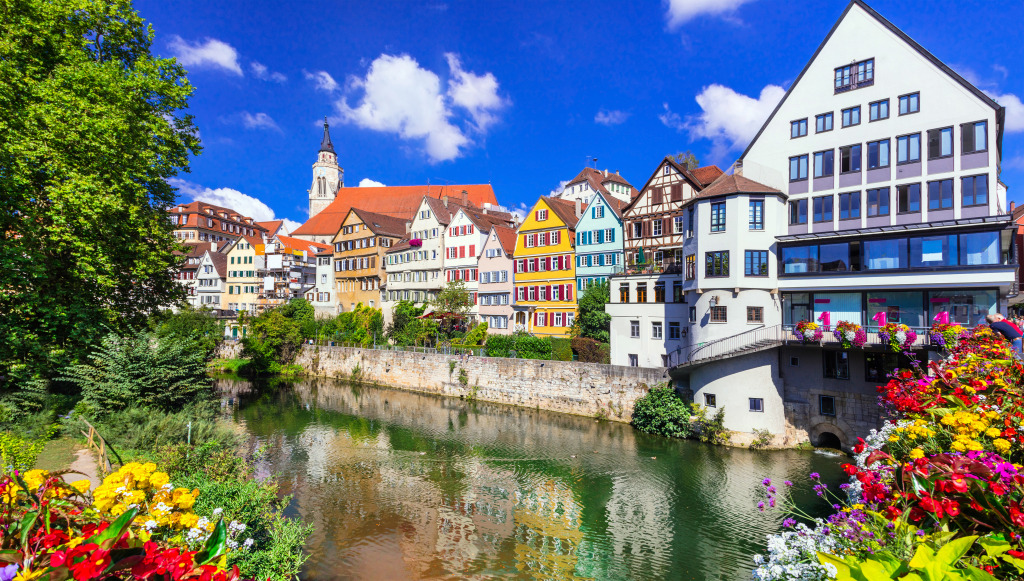 Tuebingen, Allemagne jigsaw puzzle in Paysages urbains puzzles on TheJigsawPuzzles.com