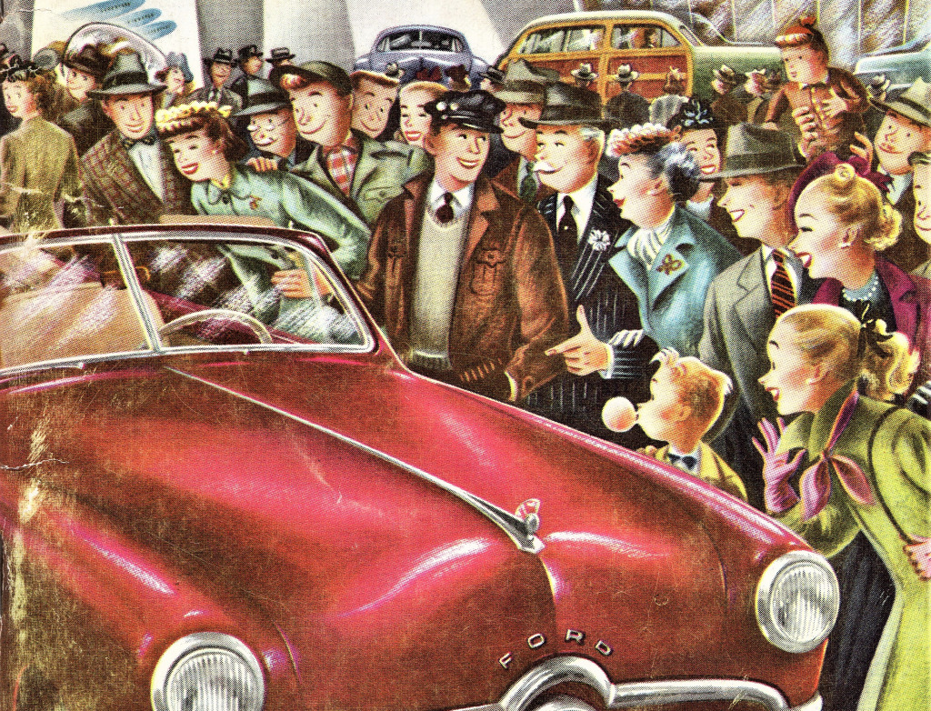 Ford 1949 Vorstellung jigsaw puzzle in Menschen puzzles on TheJigsawPuzzles.com
