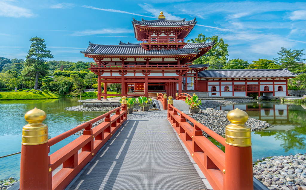 Temple Byodo-In, Kyoto jigsaw puzzle in Ponts puzzles on TheJigsawPuzzles.com
