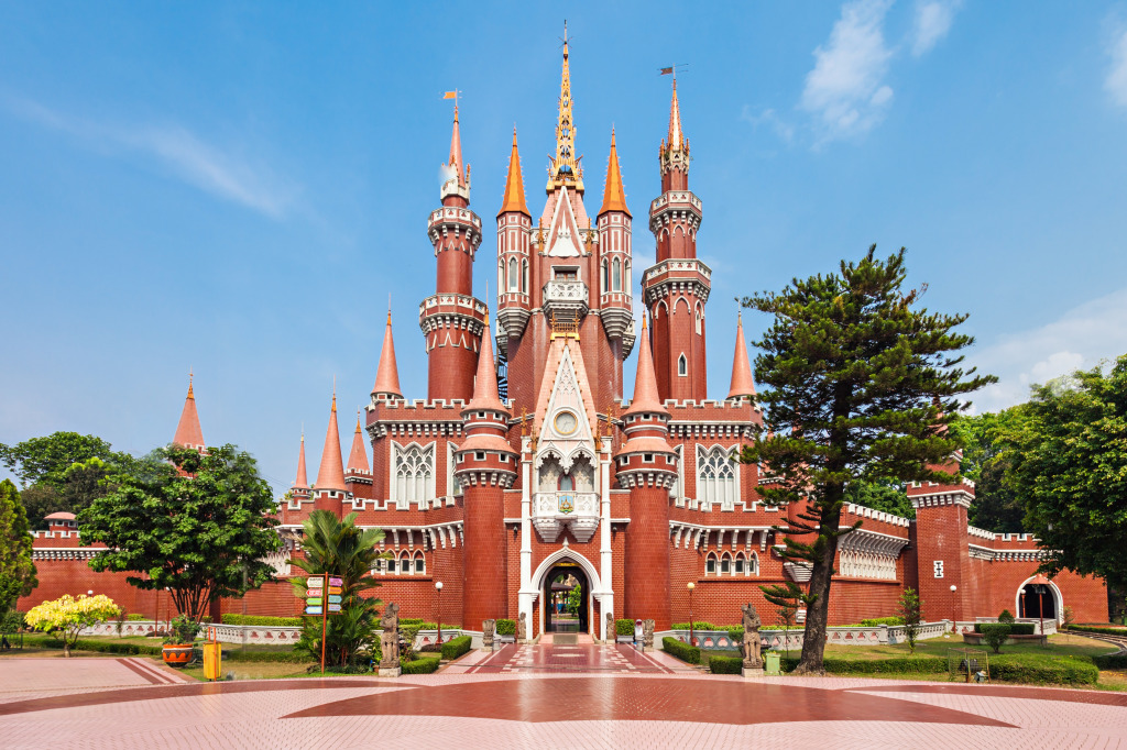 Taman Mini Indonesia Park, Jakarta jigsaw puzzle in Castles puzzles on