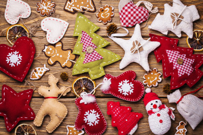 Stuffed Christmas Toys jigsaw puzzle in Handmade puzzles on ...