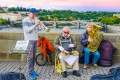Street Musicians on Charles Bridge, Prague
