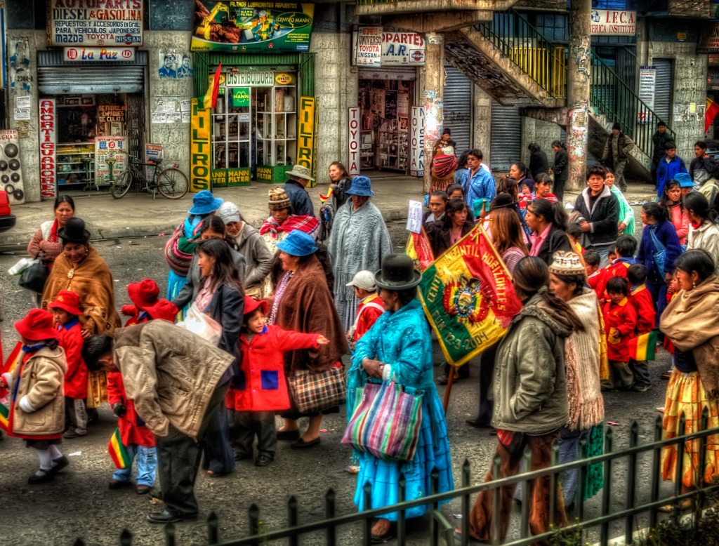 Parade, El Alto, Bolivia jigsaw puzzle in People puzzles on TheJigsawPuzzles.com